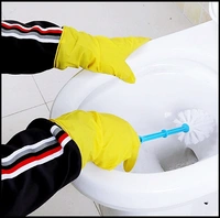 Multipurpose Rubber Hand Gloves Reusable Used for Washing, Cleaning, Kitchen, Garden.. (Multi Color) [1 Pair]